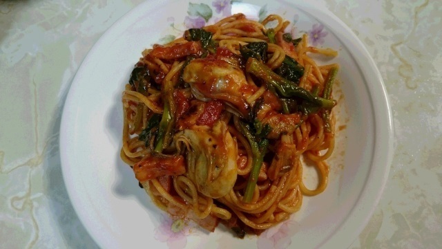 ⑨カキ菜花パスタ.jpg